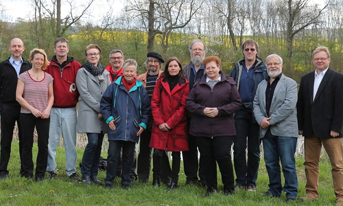 Von links: Reinhard Gerndt, Beate Zgonc, Martin Sameit, Ulrike Krause, Markus Brix, Christiane Wagner-Judith, Diethelm Krause-Hotopp, Ulrike Stuhlweißenburg-Siemens, Ehrhard Dette, Angela Bösselmann, Lutz Seifert, Hilmar Nagel, Andreas Schlechtweg. Foto: Privat 
