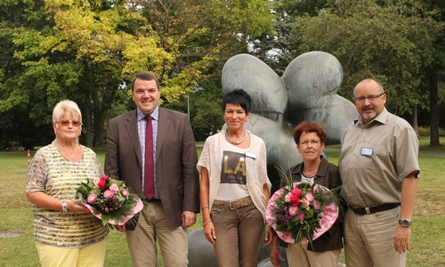 Städtisches Klinikum bedankt sich bei den Ehrenamtlichen mit einem Grillfest. Foto: Privat