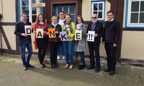 Die Kirchengemeinde zeigte sich dankbar über die Förderung. Foto: Oettinger-Brauerei