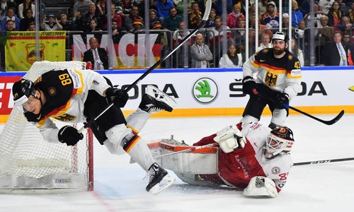 Die deutsche Auswahl stolpert über Dänemark. Gerrit Fauser von den Grizzlys (43) zeigte sich. Foto: imago / Jan Huebner