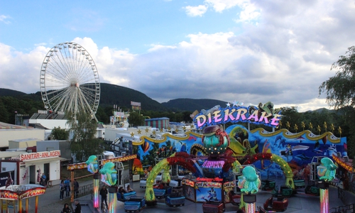 Krake und Riesenrad sind im besonderen Jahr 2021 nur zwei von vielen bekannten Fahrgeschäften, die man auf dem Osterfeld antreffen wird. 