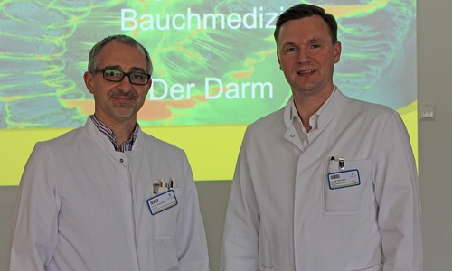 Prof. Dr. Kinan Rifai und Dr. Mark Jäger. Foto: Klinikum Wolfenbüttel