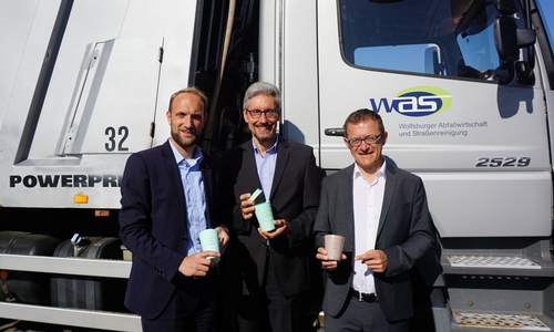 (v.l.) Jens Hofschröer (Geschäftsführer der WMG), Dr. Herbert Engel (Vorstand der WAS) und Thomas Werner(Abteilungsleiter Wirtschaftsförderung der WMG). Foto: WMG