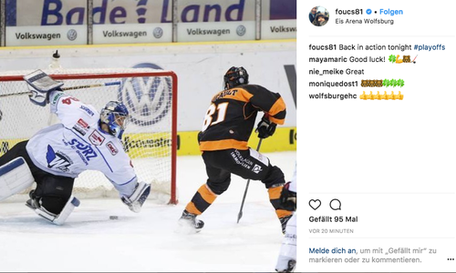Per Instagram meldete sich Foucault zurück. Bildschirmfoto: Jens Bartels