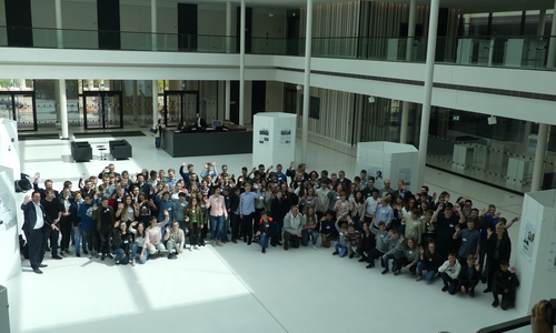 Schüler aus Braunschweig besuchten am Zukunftstag den Landtag in Hannover. Foto: SPD