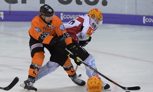 Erst spät entschieden die Grizzlys das Testspiel für sich. Foto: Moritz Eden/Archiv