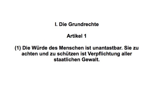  Der Ortsverband der Partei die Linke verteilt am Freitag, den 26. Februar ab 16 Uhr vor der Jakobikirche das Grundgesetz unter dem Motto „Die Würde des Menschen ist unantastbar“. Foto: Anke Donner 