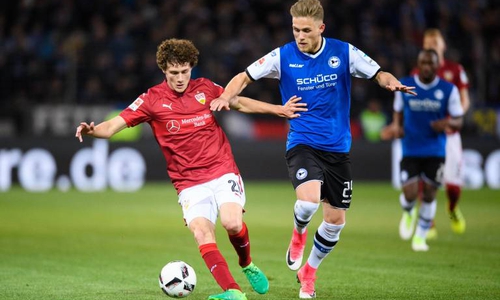 Bleibt Leandro Putaro (rechts) in Bielefeld? Foto: imago/Nordphoto