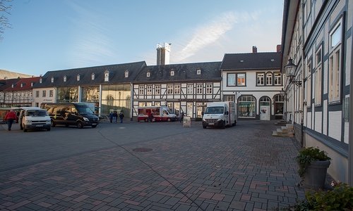 Wochenmarkt auf dem Jakobikirchhof. Foto: Alec Pein