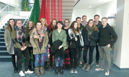 Schüler des Theodor Heuss Gymnasiums zu Besuch im Städtischen Klinikum Braunschweig. Foto: Privat