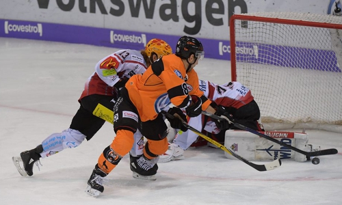 Bei den Fischtown Pinguins möchten die Grizzlys wieder zum Tagesgeschäft zurückkehren. Foto: Moritz Eden/Archiv