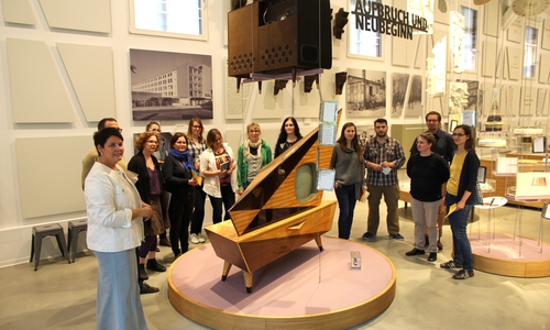 Die Leipziger Studenten im Bürger Museum. Foto: Museum Wolfenbüttel