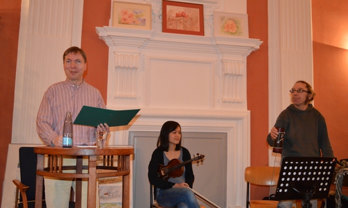 Volker Wendt, Jie Jie Hg und Jogi Schnaars. Foto: Margit Richert
