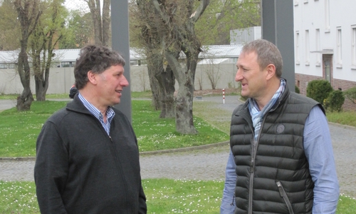 Landesjugendpfarrer Lars Dedekind und Diakon Reiner Strobach. Foto: Privat