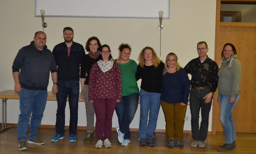 Von links: Matthias Olschack, Sebastian Minks, Susanne Schnettker, Jennifer Schieder, Mareike Steuer, Ina May, Simone Vogel, Gunnar Faika und Wiebke Fischer. Foto: Förderverein
