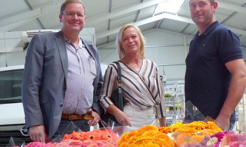 Marcus Bosse, Dunja Kreiser, Oliver Lehnhoff (v. li.). Foto: SPD