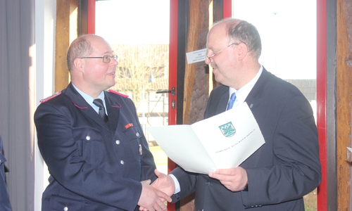 Gerhard Muth tritt seine zweite Amtszeit als stellvertretender Ortsbrandmeister der Feuerwehr Schladen an. Fotos: Anke Donner 