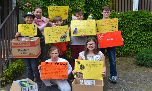 Die Tierfreunde AG. Foto: OGS Lehre