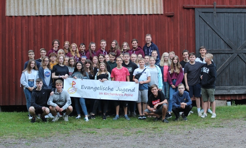 Die Teilnehmer der diesjährigen Schweden-Freizeit. Foto: Ev.-luth. Kirchenkreisjugenddienst