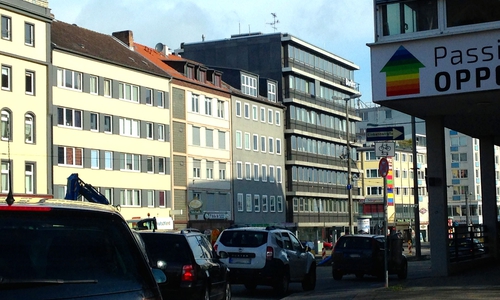 Die Baustelle an der Stobenstraße sorgt regelmäßig für Staun in Richtung Innenstadt, Foto: Archiv