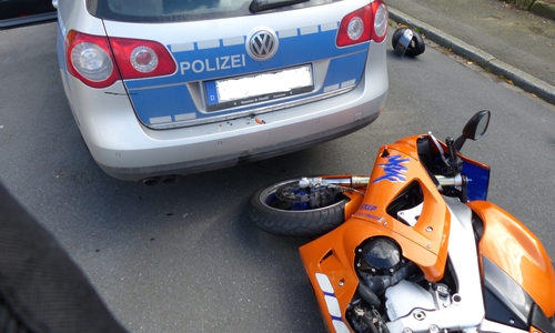 Insgesamt verunfallten auf den Straßen im Landkreis Goslar in diesem Jahr 106 Motorradfahrer. Symbolfoto: Polizei