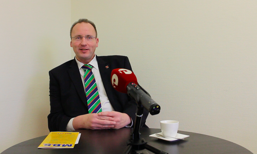 Stefan Roßmann, hier im Gespräch mit regionalSalzgitter.de. Foto: Alexander Panknin