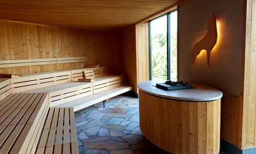 Saunalandschaft im BadeLand Wolfsburg. Foto: BadeLand Wolfsburg
