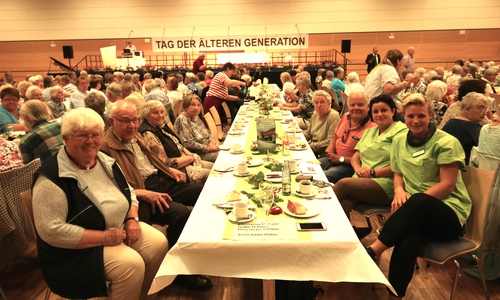 Die Sickter Teilnehmer (linke Seite v.li.): Hella Winter,  Dieter Lorenz, Inge Zakonski und Anneliese Bosse, (rechte Seite v.r.): Elina Menke, Uta Sahr, Mario La Placa und Gisela Weigert. Foto: privat
