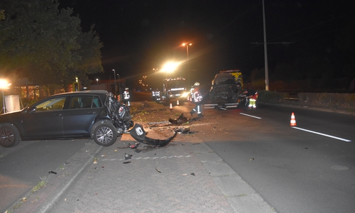 Unfallstelle Berliner Straße. Foto: Polizei Braunschweig