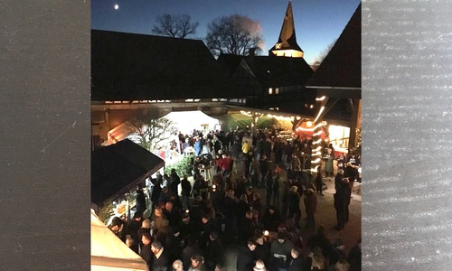 Der Markt fand erstmals auf dem Hof der Familie Oesterhelweg statt. Foto: privat