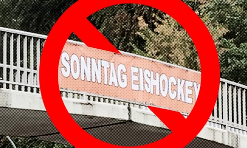Wer hat das Banner geklaut? Grafik: Vollmer/Foto: privat