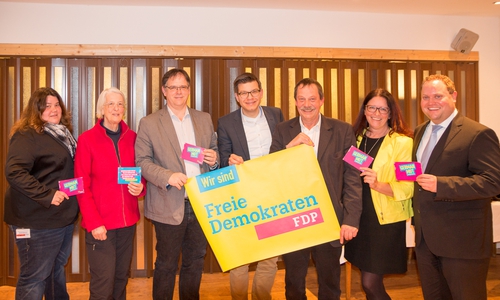 Sina Cierselski, Gunda Reichenbach, Oliver Düber, Björn Försterling, Thomas Fach, Susanne Sperling und Markus Dietl. Foto: Privat