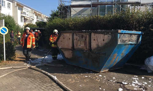 Das Feuer konnte schnell unter Kontrolle gebracht werden. Foto: aktuell24(BM)