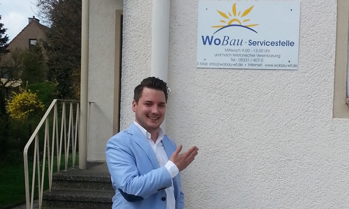 Norman Migura ist der Ansprechpartner für die WoBau-Mieter in Schöppenstedt. Foto: WoBau