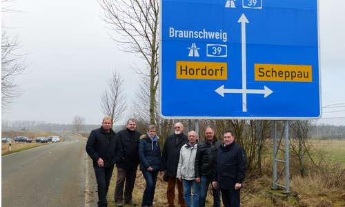 Andreas Horenburger, Hubertus Holtz, Anja Hantelmann, Volker Brandt, Hermann Büsing, Uwe Feder und Uwe Lagosky. Foto: Uwe Lagosky