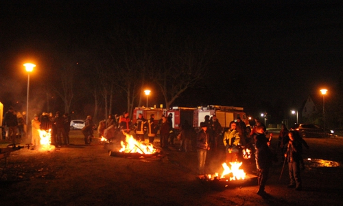 In Ahlum wurde der 50. Geburtstag der Jugendfeuerwehr gefeiert. Fotos: Anke Donner 