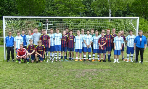 Sieger bei den A-Jugendlichen wurde der FC Heeseberg im Finale gegen die JSG Helmstedt. Foto: NFV Kreis Helmstedt