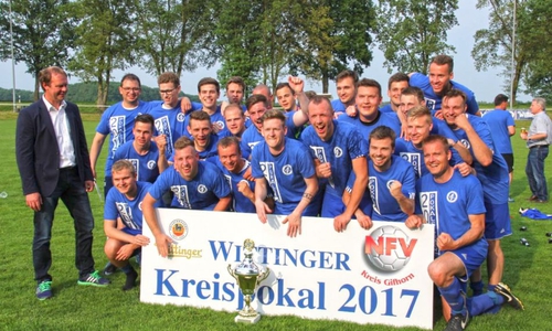 Erstmals Pokalsieger: VfL Germania Ummern. Foto: Verein