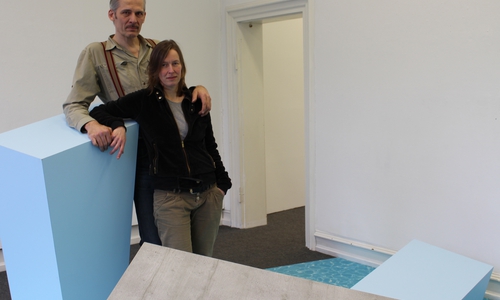 Lotte Lindner und Till Steinbrenner studierten an der HBK in Braunschweig. Fotos: Nick Wenkel