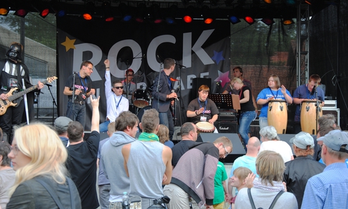 Die Band Underrock spielt im Café Muck. Foto: Band