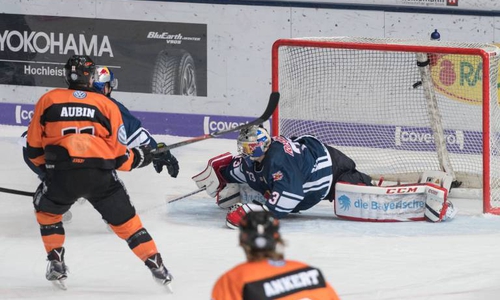 Insgesamt vier Mal musste sich Münchens Goalie David Leggio umdrehen. Foto: imago/GEPA pictures