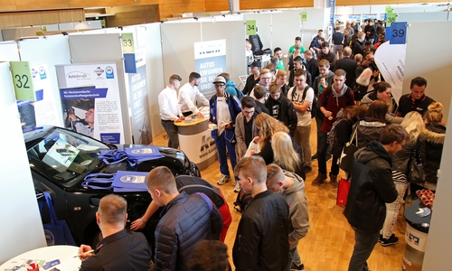 Gut besucht: Knapp 2000 Schüler informierten sich auf der Ausbildungsplatzbörse in Gifhorn. Fotos: Allianz für die Region GmbH/Matthias Leitzke