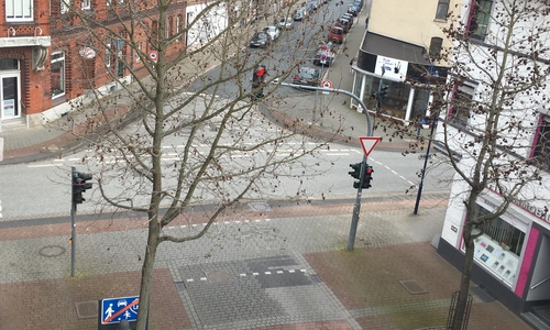 An dieser Kreuzung trug sich der Unfall zu. Foto: Privat