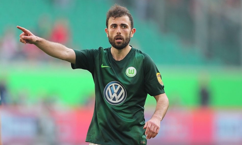Legte beide Wolfsburger Tore vor: Admir Mehmedi. Foto: Agentur Hübner