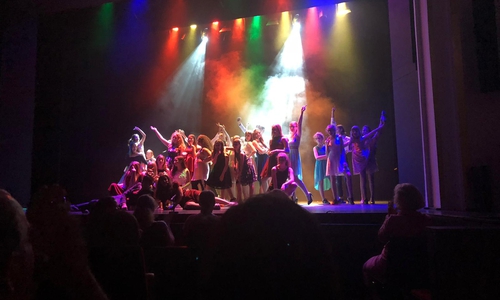 Die Musical-AG erntete viel Applaus im Lessingtheater. Foto: THG