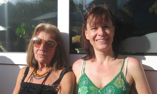 Am 31. August um 15 Uhr laden Nadja Frick und Claudia Rothberger wieder zum Sozialcafé im Roten Pavillon. Foto: 