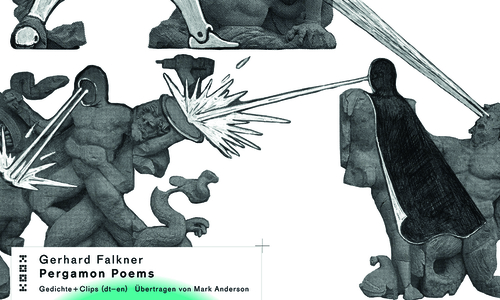 Buchcover von Gerhard Falkner: Pergamon Poems. Quelle: Herzog August Bibliothek
