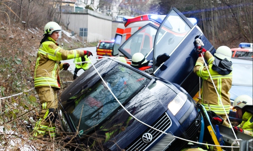 Feuerwehr bei der Bergung. Foto: Feuerwehr Bad Harzburg
