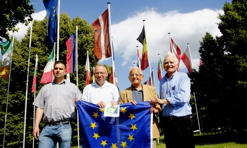 Der Kreisverband Braunschweig, Edmund Heide, Vorsitzender, Dr. Alexander Börger , Stellvertreter, Johannes Wolframm, Beisitzer, Ulrich Buchheister, Beisitzer, Foto: Siegfried Nickel