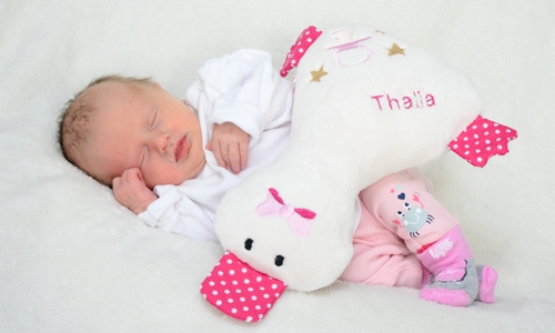 Wir freuen uns über die Geburt von Thalia Chayenne Newbon. Foto: babysmile24.de
